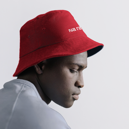Red Bucket Hat